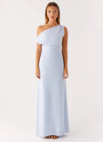 Lady Love Linen Maxi Dress Blue