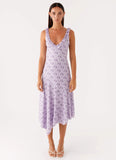 Asteri Midi Dress Lavender Meadow