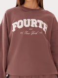 Chocolate Fourth Branded Sweatshirt