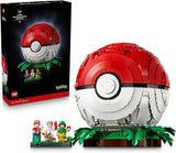 LEGO Pokémon Iconic Trainer Moments Poké Ball 72154 Collectible Building Set for Adults Ages 18 Pokémon Model Kit with 3 Minifigures 2 Pokémon Figures Gift for Gamers