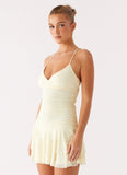 Emily Mini Dress Yellow