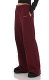 Cinchable Cuff Lucy Sweatpants in Burgundy