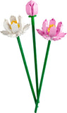LEGO Lotus Flower Building Toy for Kids Girls Boys Ages 8 Artificial Lotus Flowers for Home Decor Display Creative Gift Idea for Her Him 40647