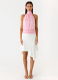 Willow Chiffon Top Baby Pink