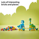 LEGO DUPLO Town 3 in 1 Dinosaurs on Wheels Learning Toy for Toddler Boys Girls Ages 3 Building Education Play Set Teaches Problem Solving Skills Through Play Preschool Gift Idea 10451