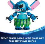 LEGO Disney Stitch Scrump 43296 Building Toys for Girls Boys Ages 9 Stitch Display Set for Bedroom Decor Fun Activity for Kids 713 pieces Gift Idea