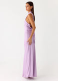 Keena Scarf Maxi Dress Lavender