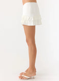 Skyler Mini Skort White