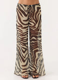 Jadia Flared Pants Zebra