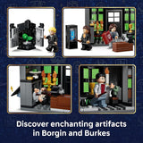 LEGO Harry Potter Knockturn Alley Wizarding Shops 76471 Building Toy for Girls Boys Ages 8 Playset W 8 Minifigures Pretend Play or Display 788 pieces Gift for Birthdays