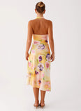 Kayce Midi Dress Sunburst Floral