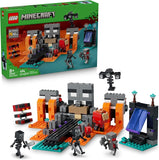 LEGO Minecraft Wither Battle Building Pretend Play Toy for Boys Girls Video Game Playset Toy Figures for Kids Ages 8 W Crimson Warrior Minifigure More Gift Idea for Birthdays 21590