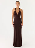 All I Need Maxi Dress Chocolate