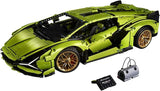 LEGO Technic Lamborghini Sián FKP 37 Building Sets for Adults Detailed Lamborghini Model Car Kit for Men Women Ages 18 Years Display in Room as Decor 42115