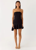 Luna Night Mini Dress Black