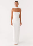 Libra Maxi Dress White
