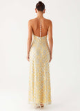 Truly Mine Maxi Dress Yellow
