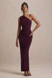 Dalarie Port One Shoulder Gathered Maxi Dress