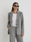 Grey Wool Blazer