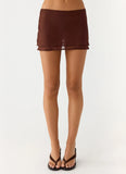 Caleb Mini Skirt Chocolate