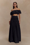 Autumn Maxi Skirt Black