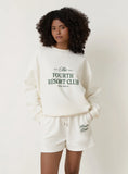 Cream Fourth Resort Club Oversized Sweatshirt