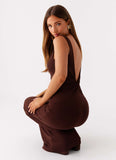 Earthbound Muse Maxi Dress Chocolate