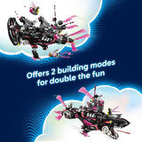 LEGO DREAMZzz Nightmare Shark Submarine Building Toy for Kids Pretend Play Set Figures for Boys Girls Ages 9 Rebuild as a Battleship or Submarine Toy Gift Idea for Birthdays 71500