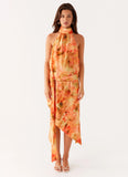 Lou Midi Dress Sunset Floral
