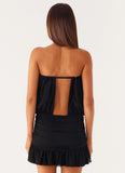 Only A Dream Strapless Mini Dress Black