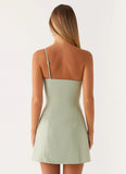 Sweetpea Mini Dress Sage