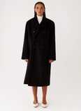 Gianni Double Breast Coat Black
