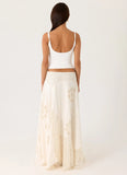 Marzia Maxi Skirt Ivory