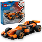 LEGO City F1 Driver with McLaren Race Car Toy Model Car Building Toy Kit for Kids Boys and Girls Ages 6 F1 Collectible for Fans with a Driver Minifigure Gift Idea for Birthdays 60442