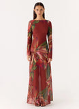 Charmayne Chiffon Maxi Dress Cuba Cuba