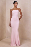 Ceremony Pink Bandeau Maxi Dress