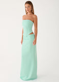 Tillie Corset Top Aqua