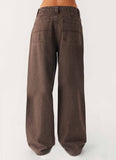 Midwest Low Rise Denim Jeans Light Wash Chocolate
