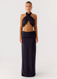 Elisabetta Maxi Skirt Black