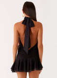 Willow Chiffon Mini Dress Moody Floral
