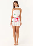 Manon Scarf Mini Dress Ivory Reef