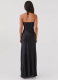 Noir Symphony Maxi Dress Black