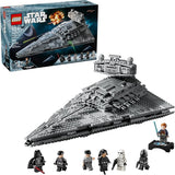 LEGO Star Wars Imperial Star Destroyer Building Toy Build Display Set for Boys Girls Ages 10 Gift for Birthdays Star Wars Darth Vader 6 Minifigure Toys 75394