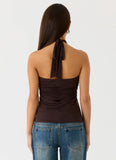 Lorenza Halter Top Chocolate Torte