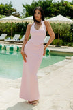 Alma High Waist Maxi Skirt Candy Pink