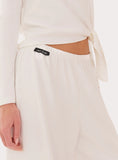 White Modal Balloon Leg Trousers
