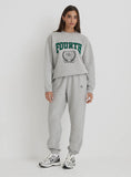 Grey Fourth Branded Cuffed Jogger