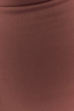 Madison Strapless Slinky Maxi Dress Chocolate