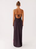 Griselda Maxi Dress Dark Chocolate