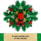 LEGO Christmas Table Decoration Building Toy for Kids Brick Built Holiday Centerpiece Festive Room Decor Christmas Craft for Girls Boys Ages 12 Gift Idea for Families 40743